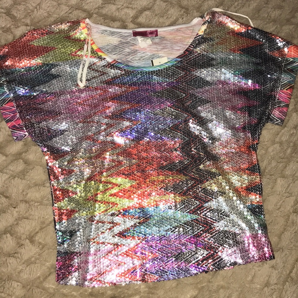 Sequin top